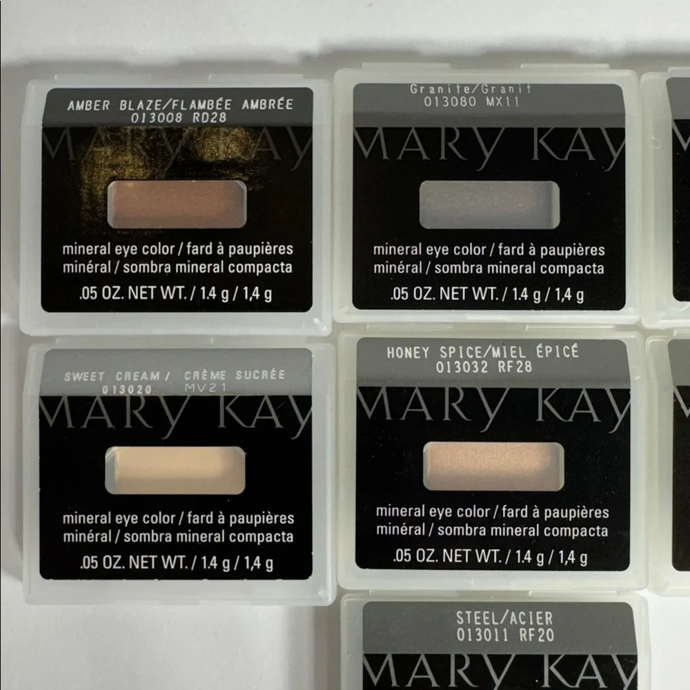 Mary Kay Mineral Eye Color Collection .05 oz/1.4g Lot of 7 Shades